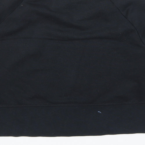 Nike Womens Black Cotton Pullover Hoodie Size XS Pullover - Logo