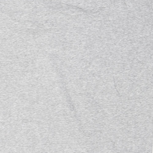 JDY Womens Grey Cotton Pullover Sweatshirt Size L Pullover