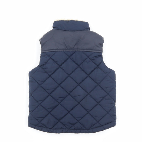 NEXT Boys Blue Gilet Coat Size 2-3 Years Zip
