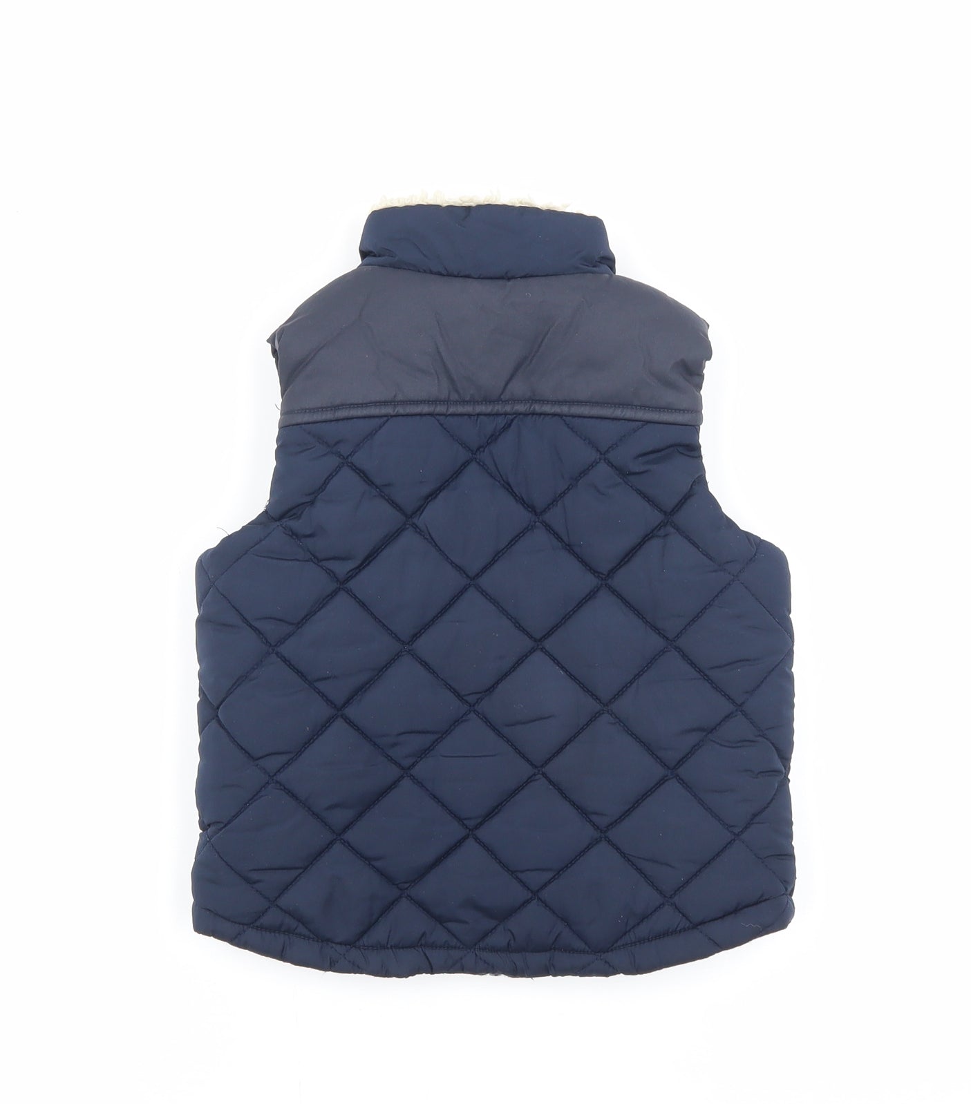 NEXT Boys Blue Gilet Coat Size 2-3 Years Zip