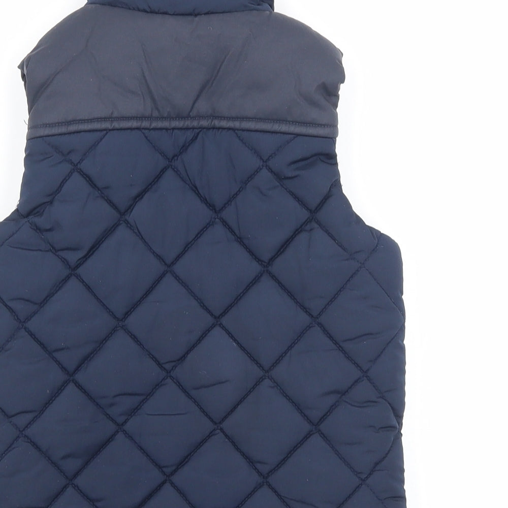 NEXT Boys Blue Gilet Coat Size 2-3 Years Zip