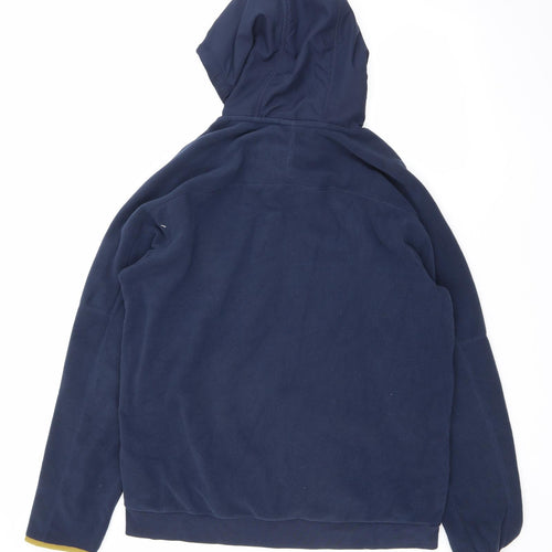 Nike Mens Blue Polyester Pullover Hoodie Size L