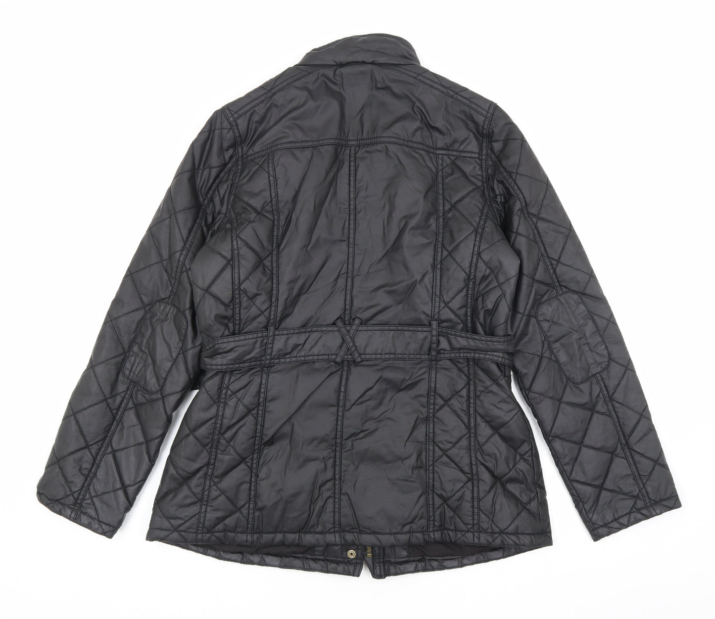 Marks and Spencer Womens Black Jacket Size 12 Zip