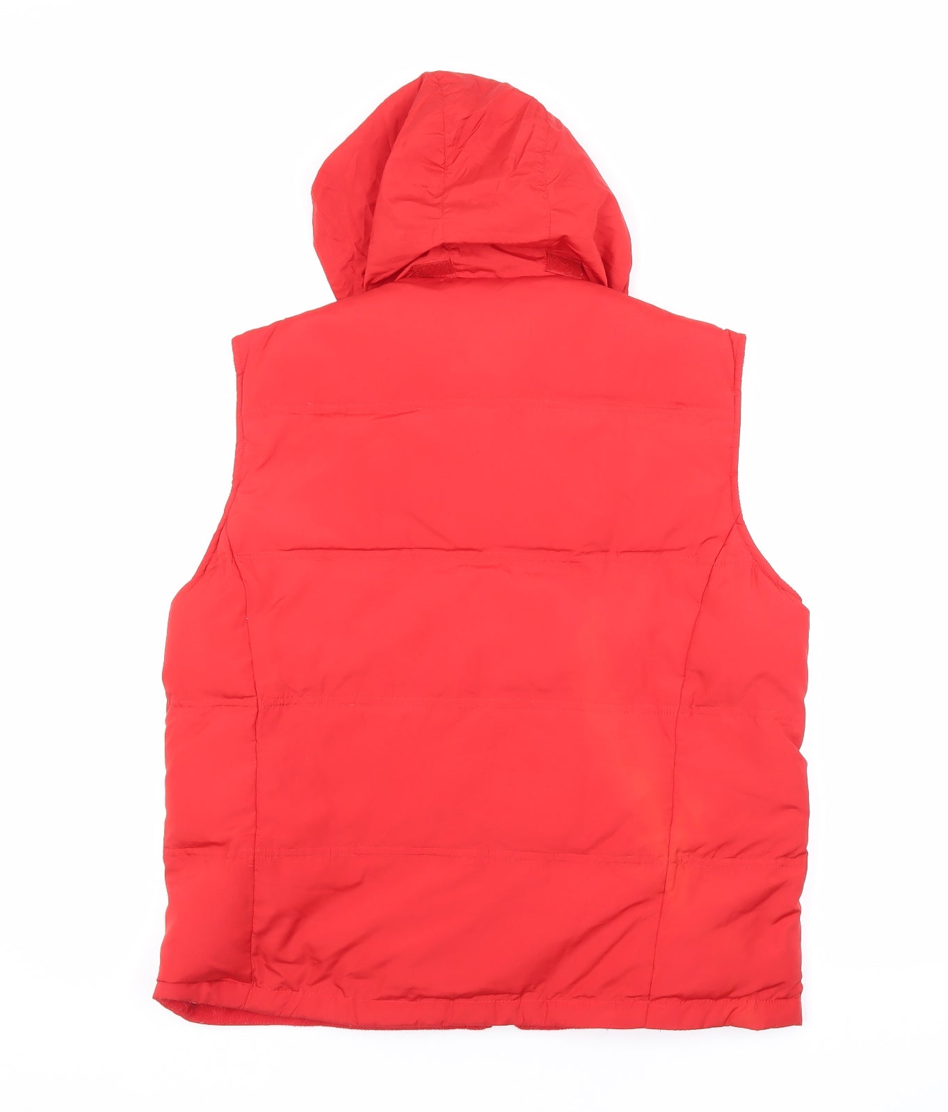 Style Collection Womens Red Gilet Coat Size 14 Zip