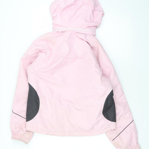 Trespass Womens Pink Rain Coat Coat Size 10 Zip