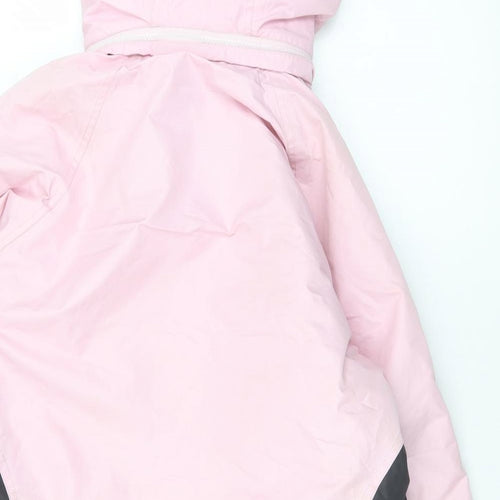 Trespass Womens Pink Rain Coat Coat Size 10 Zip