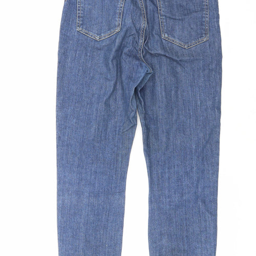 ASOS Womens Blue Cotton Skinny Jeans Size 28 L25 in Regular Zip