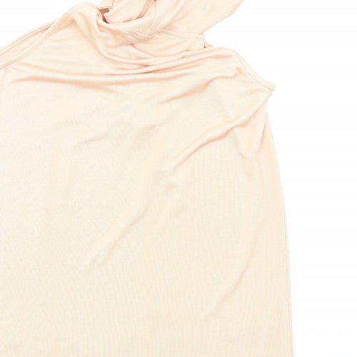 River Island Womens Orange Polyester Basic Tank Size M Off the Shoulder