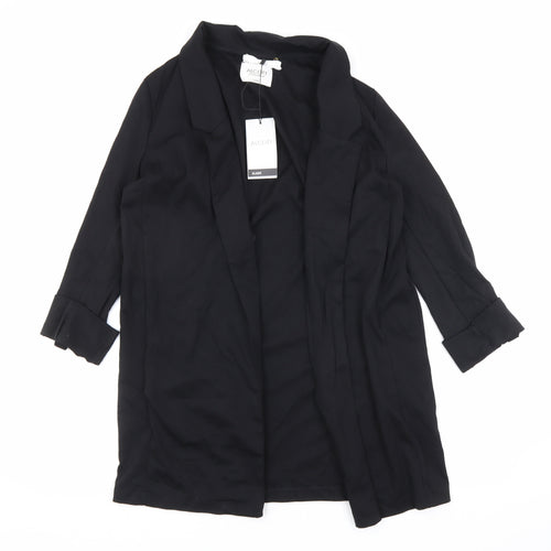 alcott Womens Black Jacket Blazer Size L