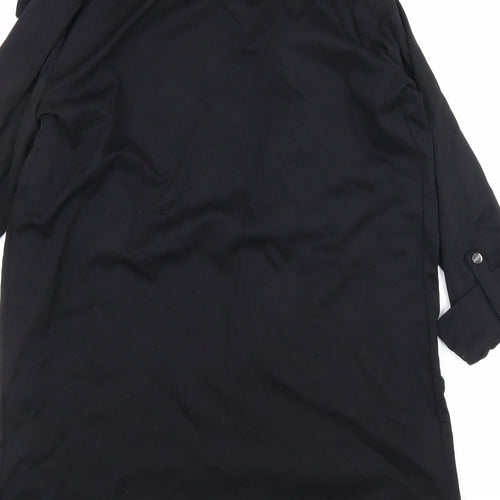 alcott Womens Black Jacket Blazer Size L