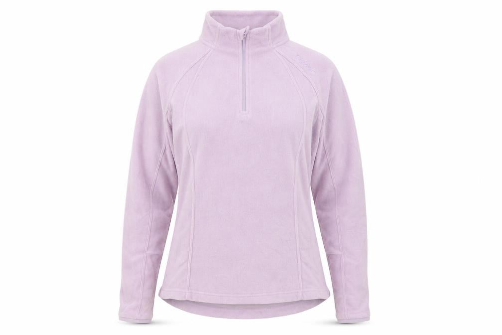 Front view of Quechua Women's Purple Fleece Jacket -, size S