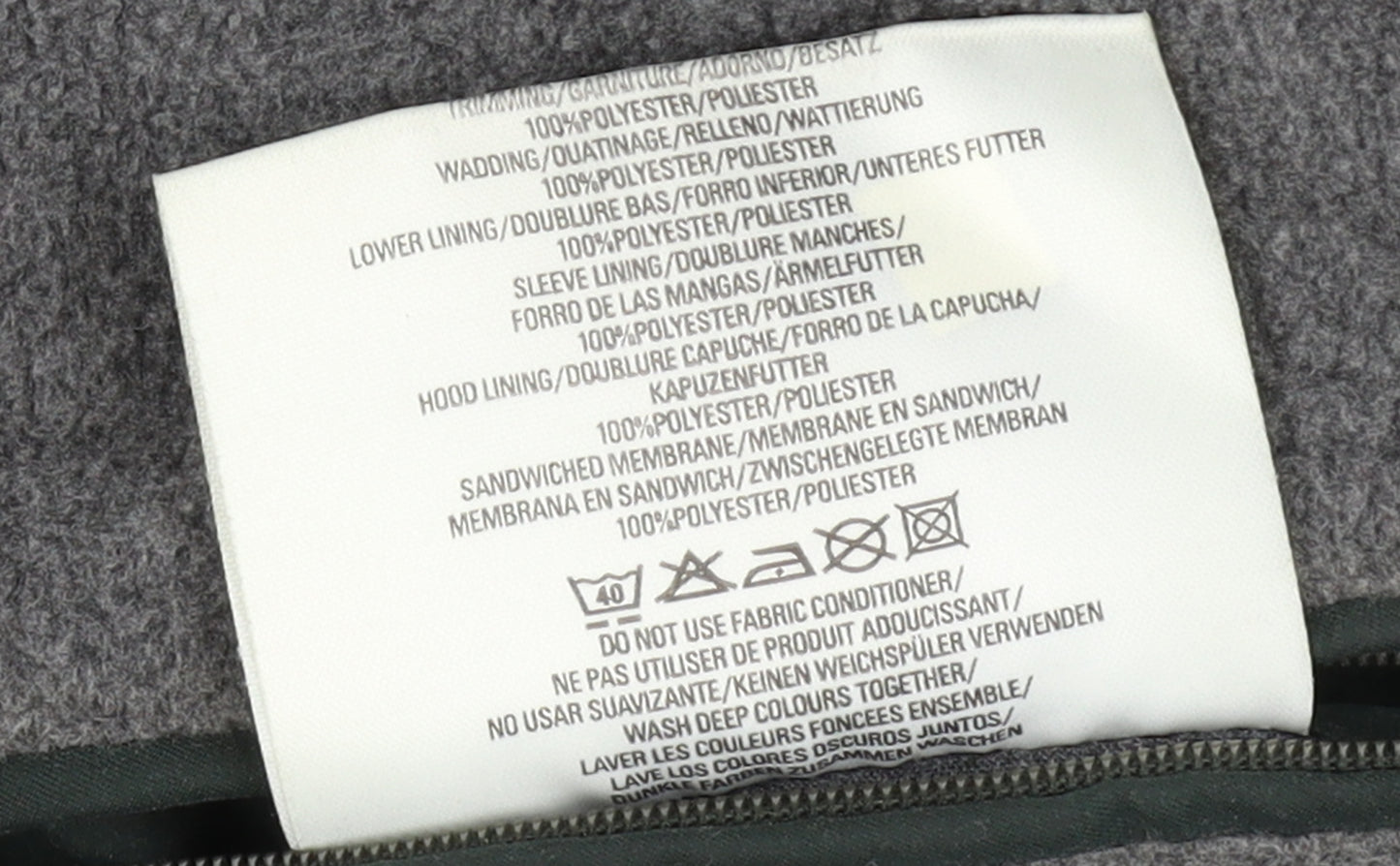 Marks and Spencer Men's Green Parka Jacket, M, Waterproof