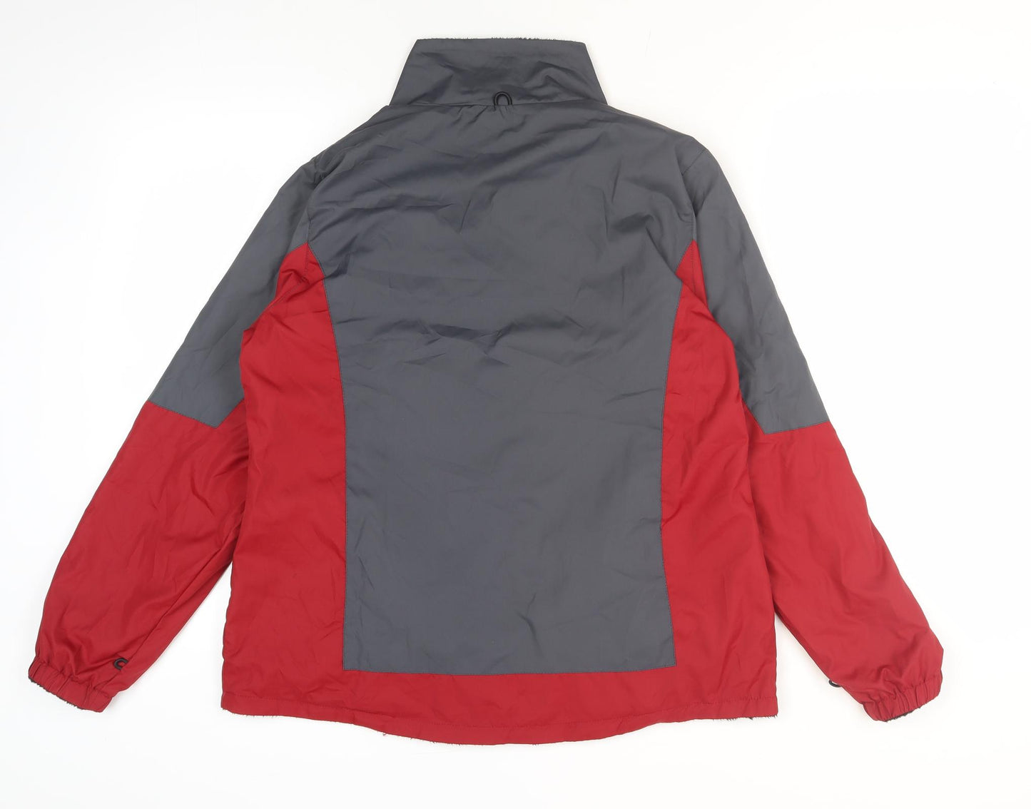 Hawke & Co. Men's Red Grey Puffer Jacket L Stand-Up Collar