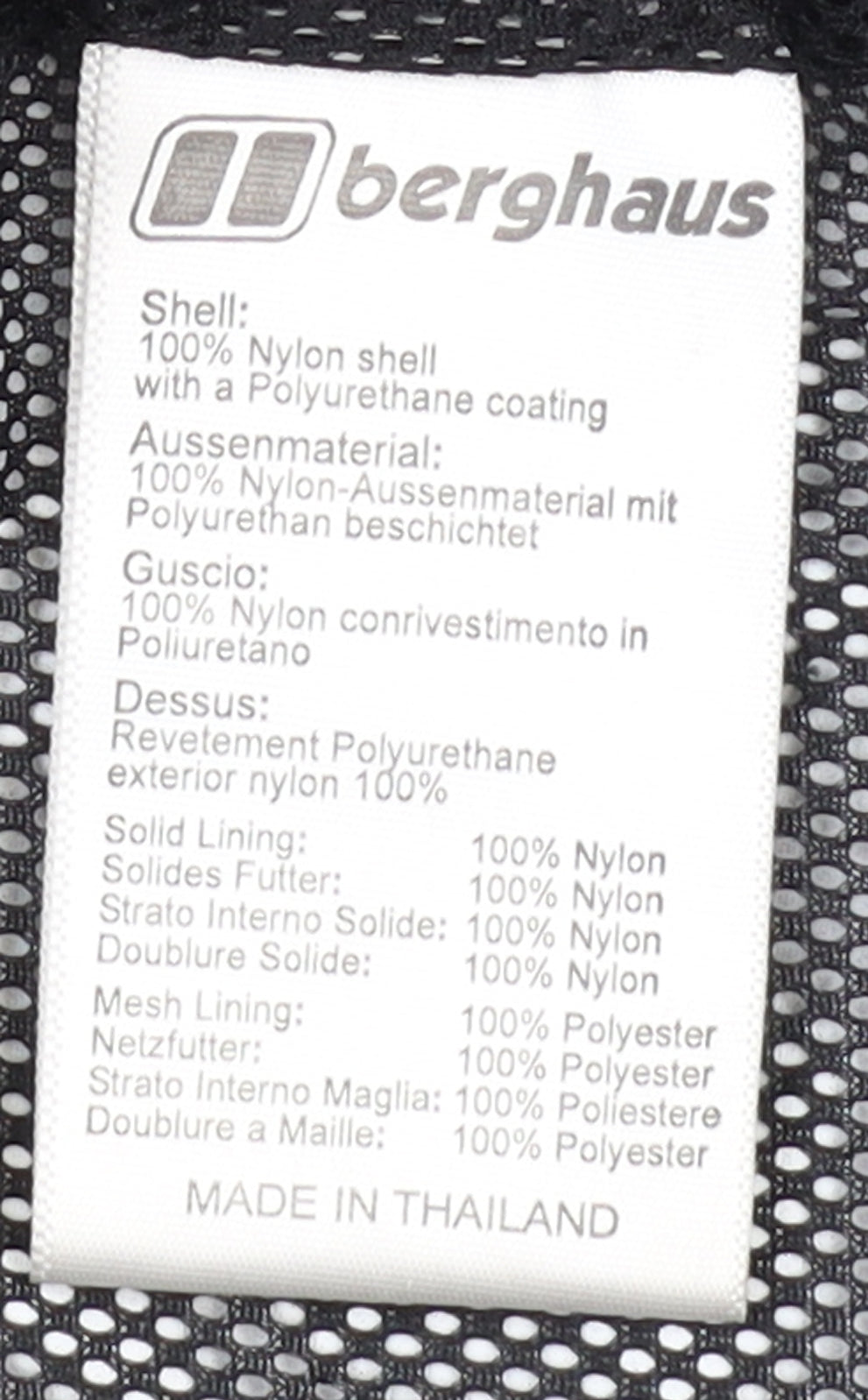 Berghaus Men's Black Waterproof Rain Coat Jacket L