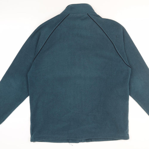 BHS Men's Blue Fleece Full Zip Jacket, Size M