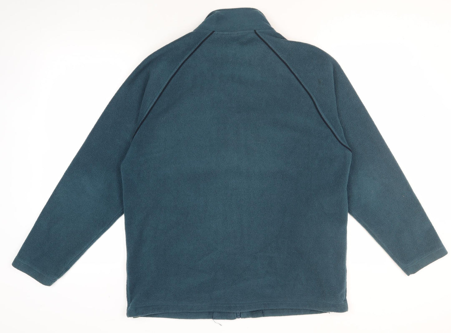 BHS Men's Blue Fleece Full Zip Jacket, Size M