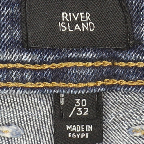 River Island Women's Blue Skinny Jeans - Size 30