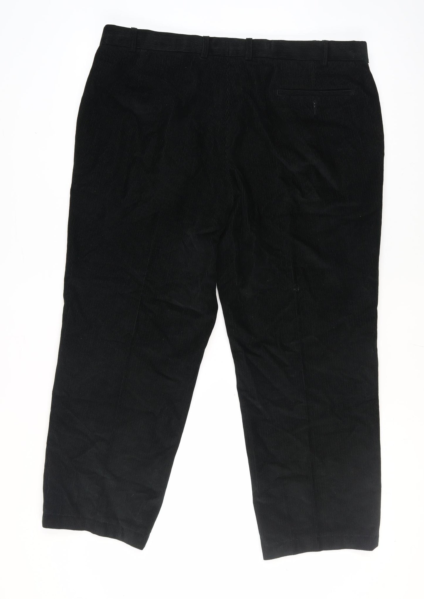 Marks and Spencer Women's Black Corduroy Chino