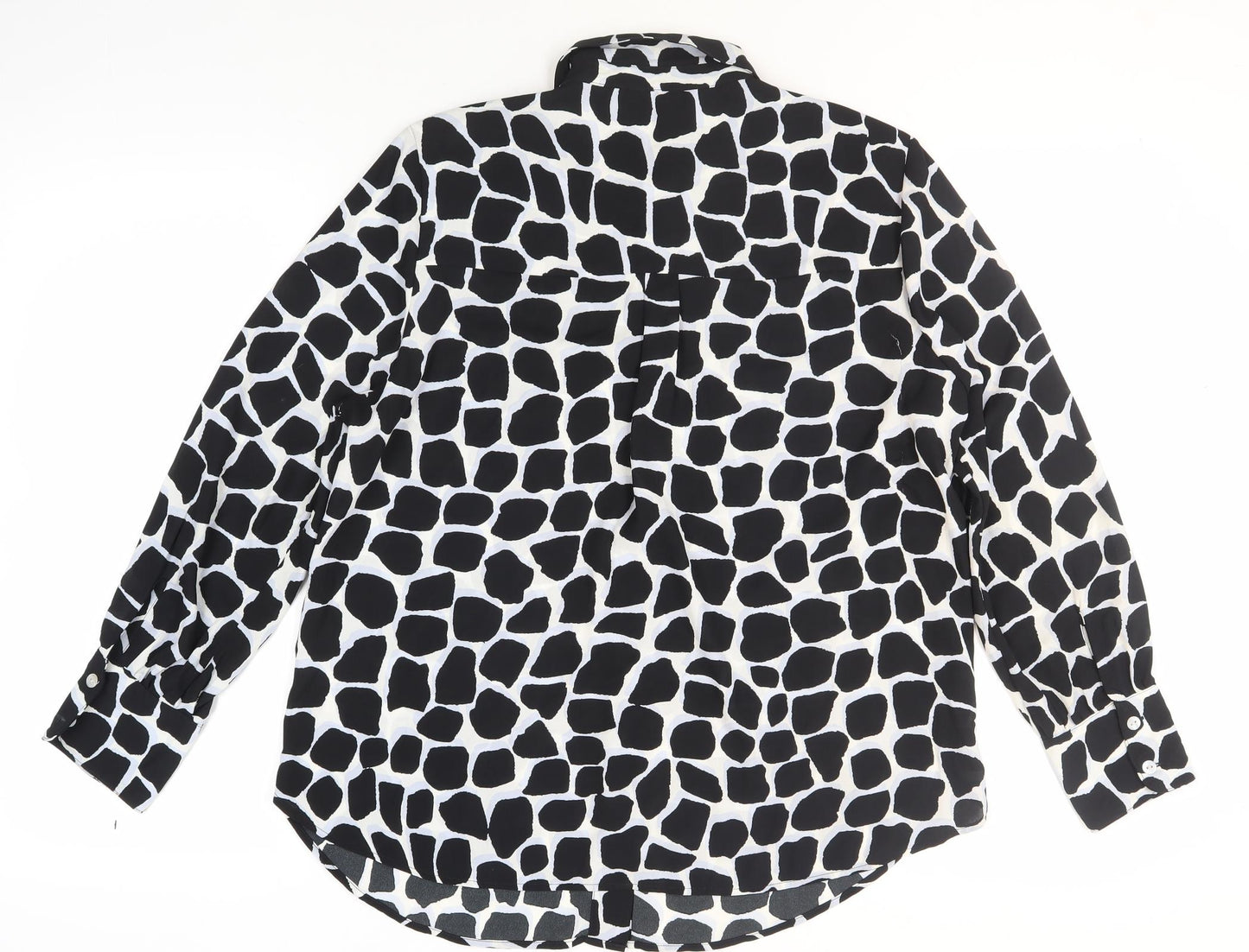 Marks and Spencer Women's Black Animal Print Shirt