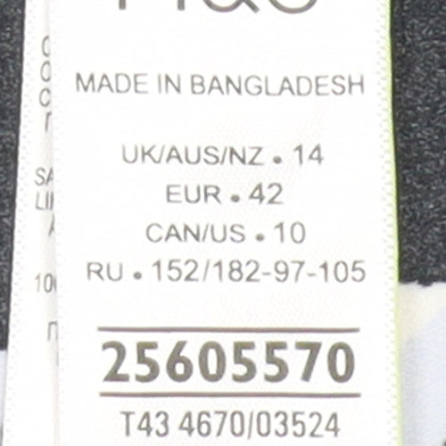 Marks and Spencer Women's Black Animal Print Shirt