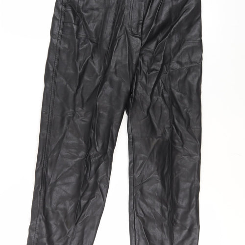 Marks and Spencer Women's Black Straight Trousers