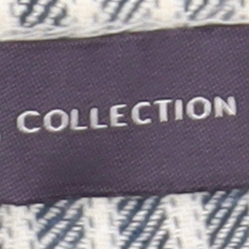 M&S Women's Multicoloured Linen Paperbag Trousers, Size 20