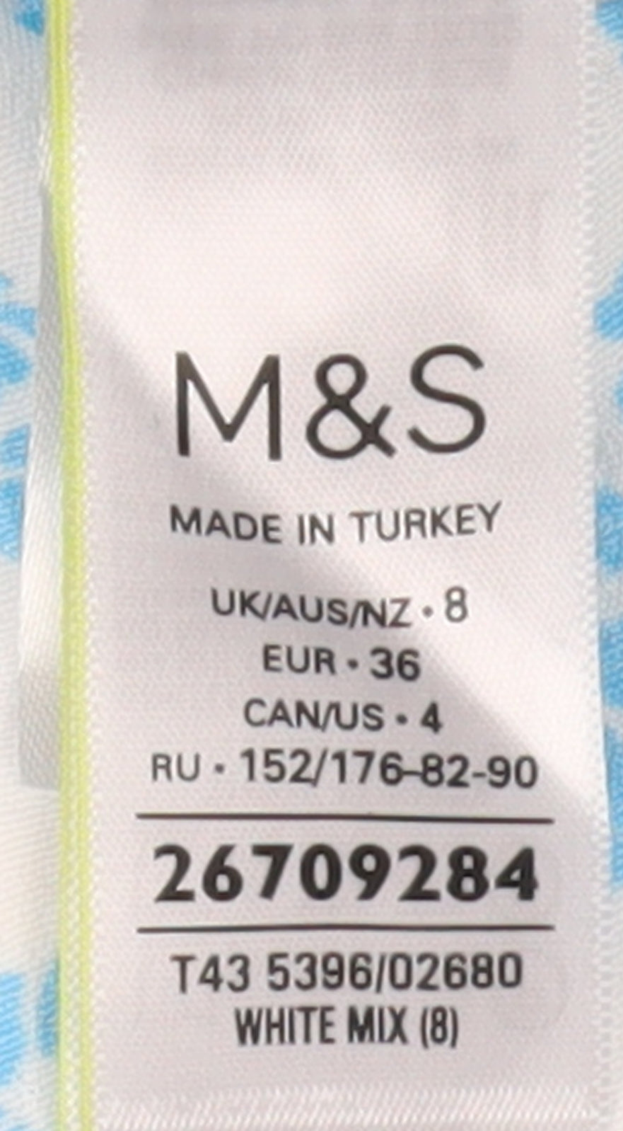 Marks and Spencer Women's Blue Floral Blouse Size 8