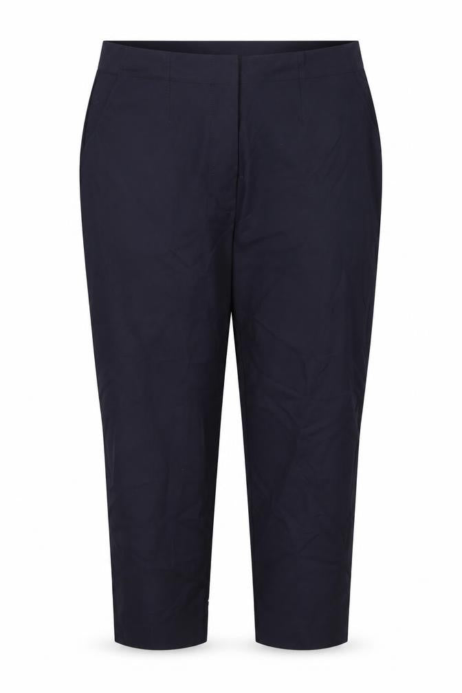 Front view of Marks & Spencer Women's Blue Trousers, size 18