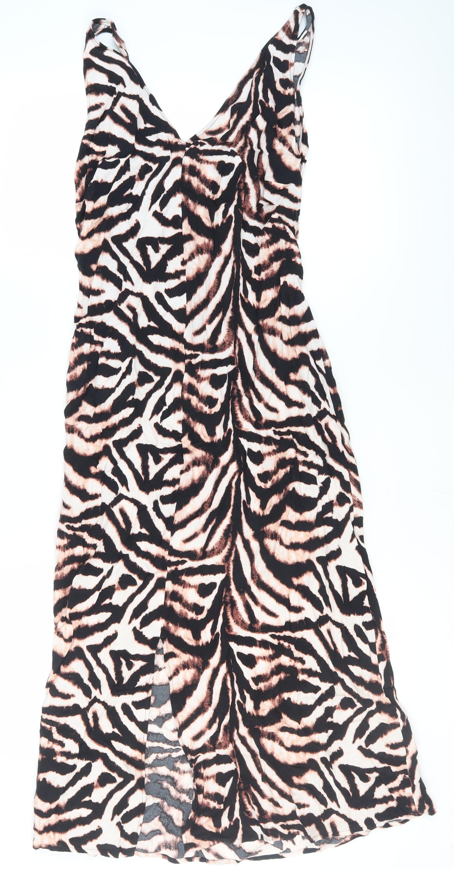 Marks and Spencer Women's Brown Animal Print Dress