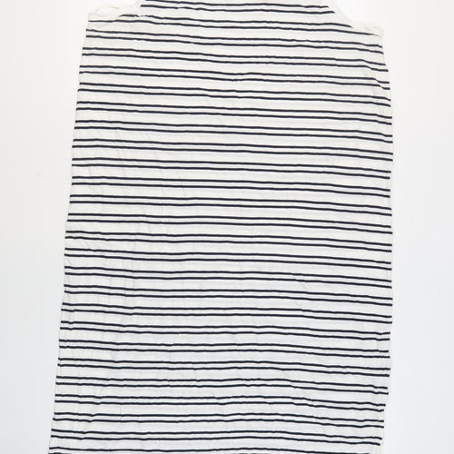 Marks and Spencer Women's Long White Striped Tank Dress