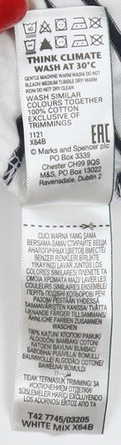 Marks and Spencer Women's Long White Striped Tank Dress