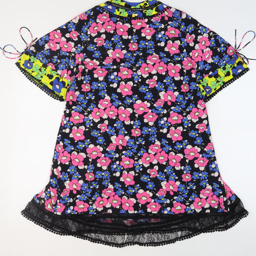 Topshop Women's Multicoloured Tunic Blouse Size 10