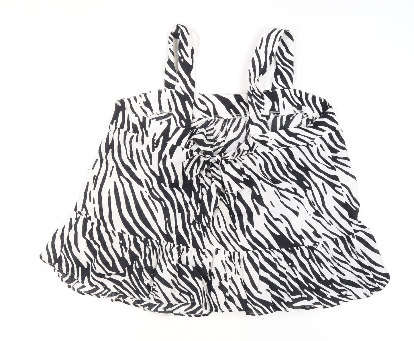 Marks and Spencer Women's Black Animal Print Tank Top