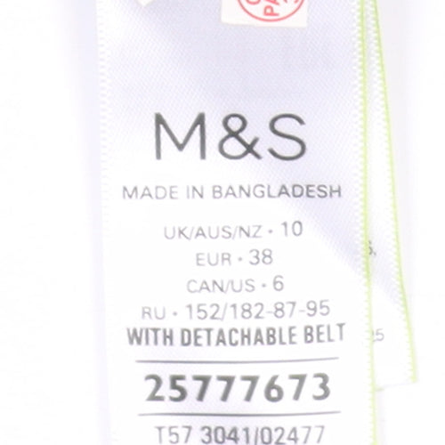 Marks & Spencer Women's Grey Camo Cargo Shorts Size 10