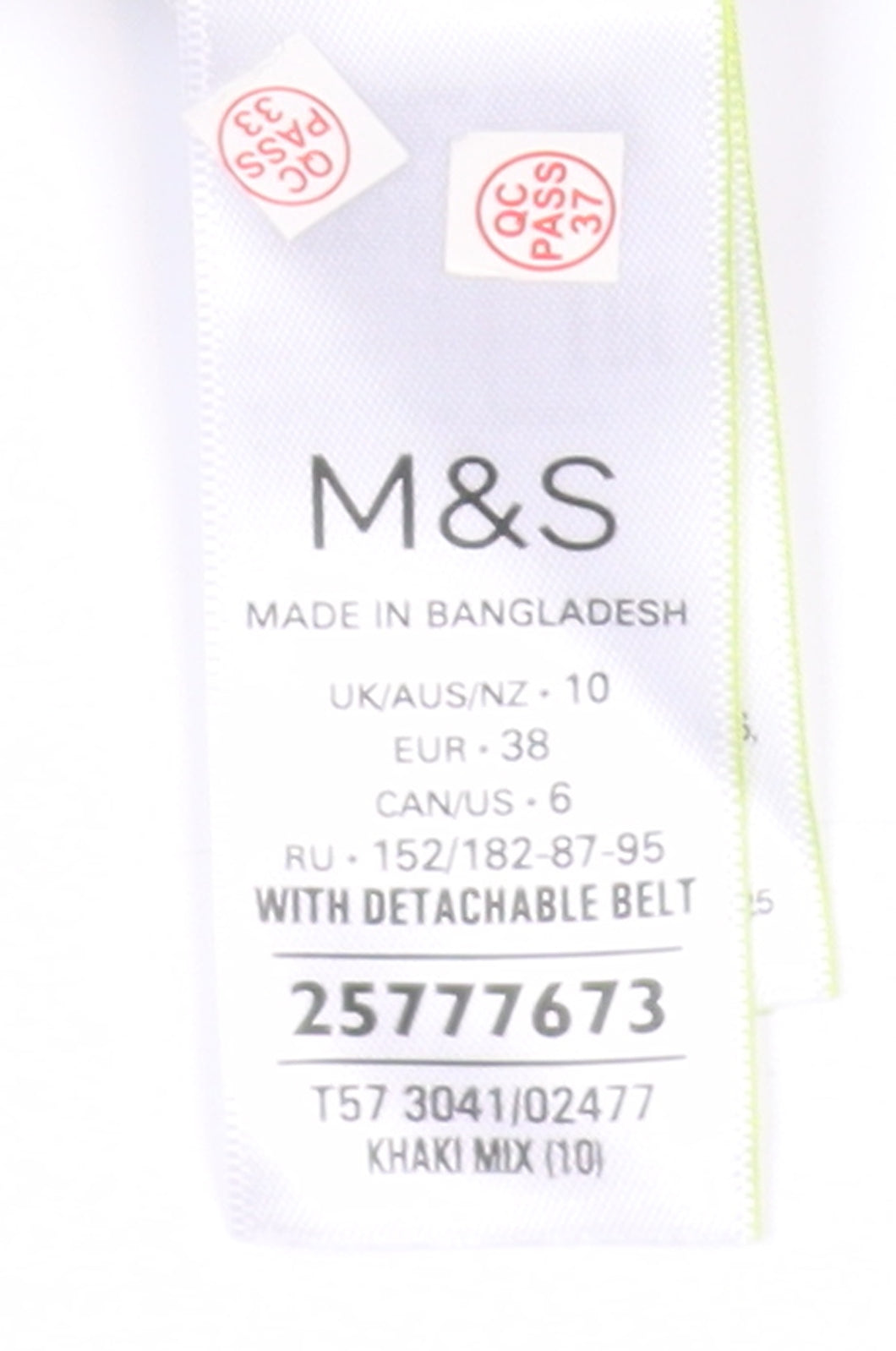 Marks & Spencer Women's Grey Camo Cargo Shorts Size 10