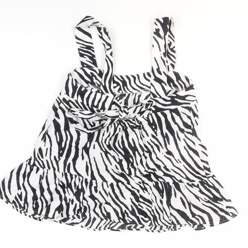 Marks and Spencer Women's Zebra Blouse, Size 6, Cotton
