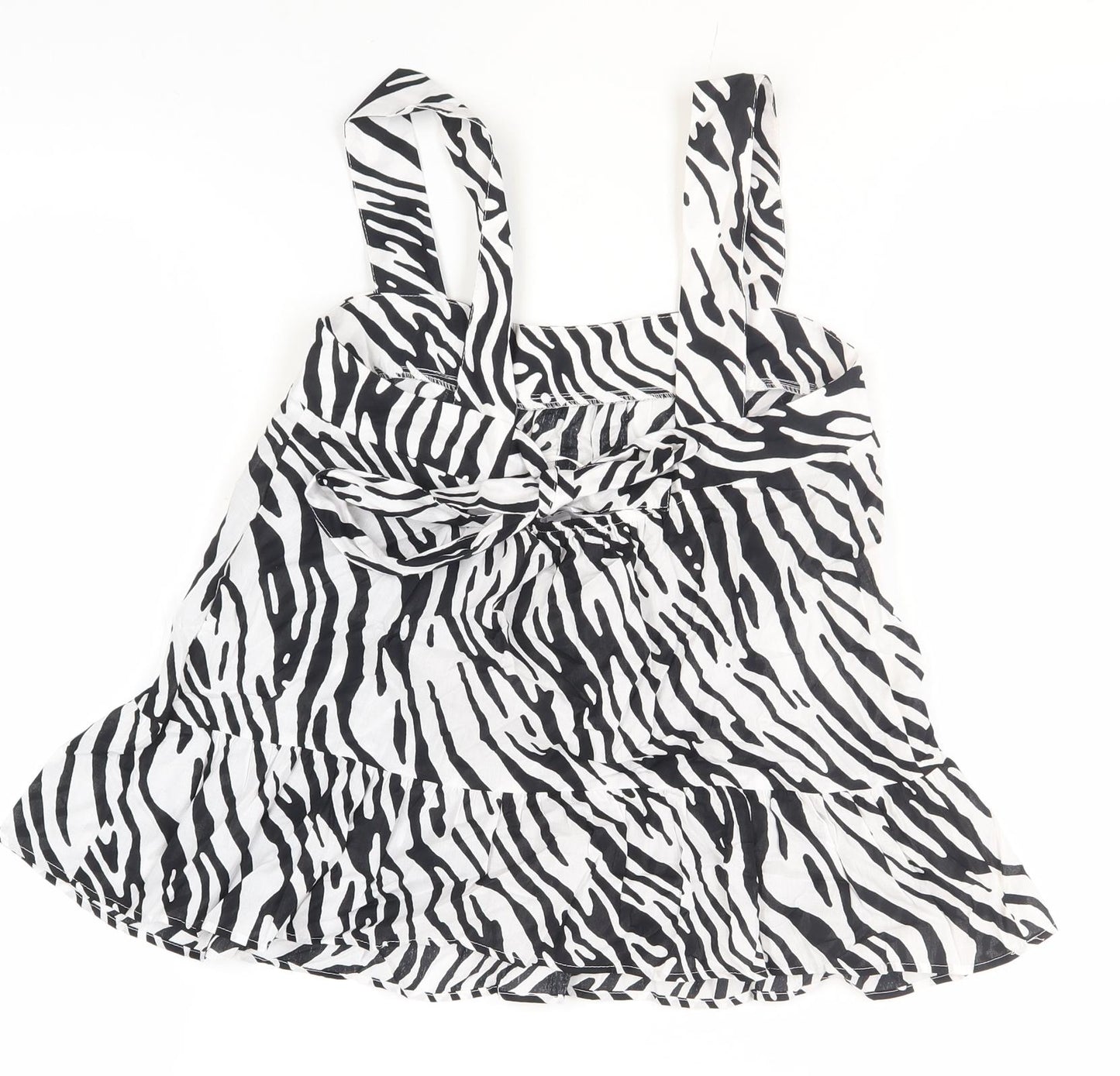 Marks and Spencer Women's Zebra Blouse, Size 6, Cotton