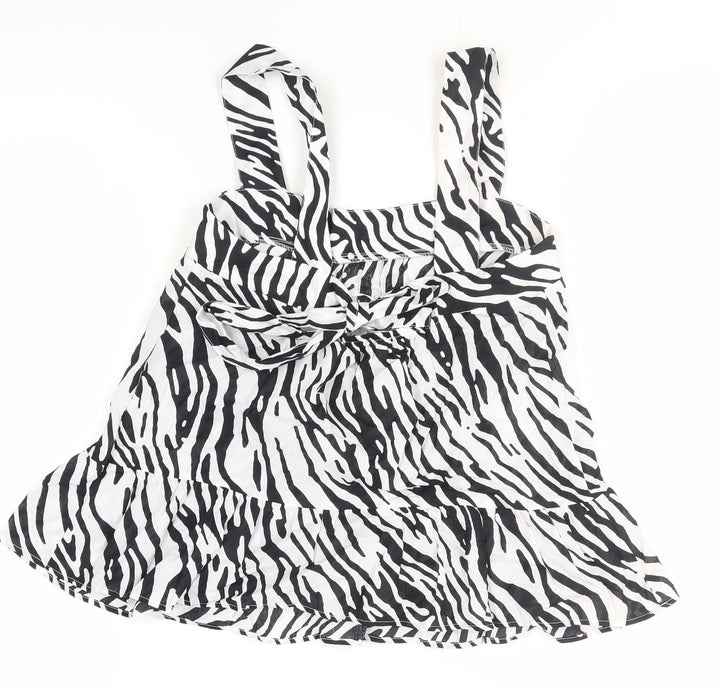Marks and Spencer Women's Zebra Blouse, Size 6, Cotton