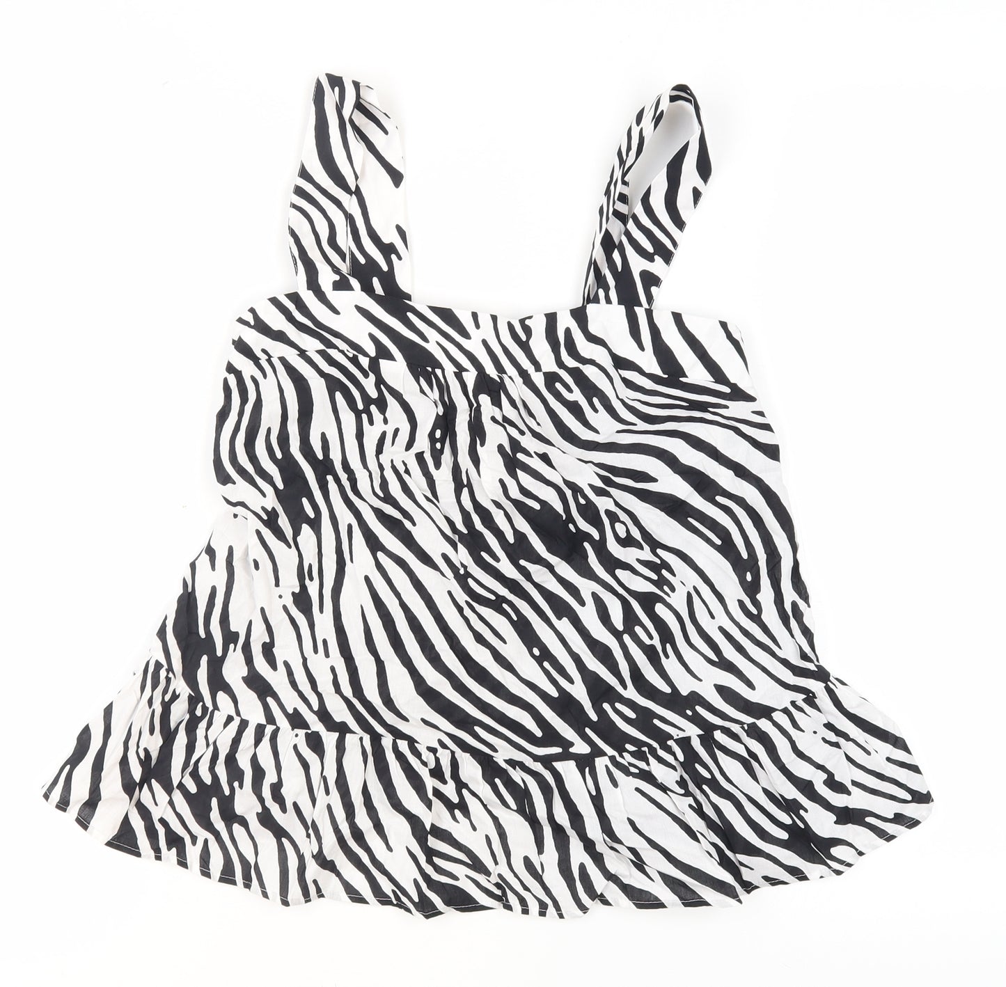 Marks and Spencer Women's Zebra Blouse, Size 6, Cotton