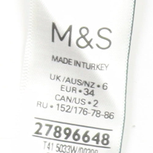Marks and Spencer Women's Zebra Blouse, Size 6, Cotton