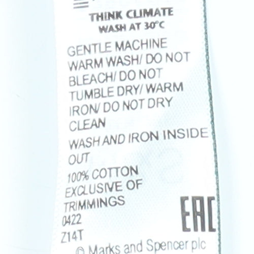 Marks and Spencer Women's Zebra Blouse, Size 6, Cotton