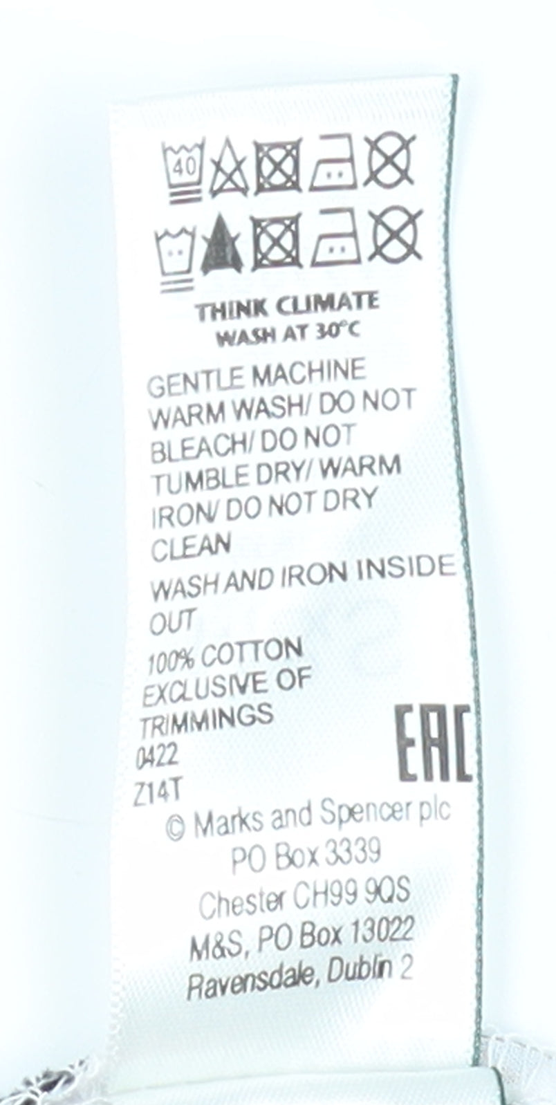 Marks and Spencer Women's Zebra Blouse, Size 6, Cotton