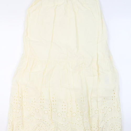 Marks and Spencer Women's Ivory Peasant Skirt Size 10