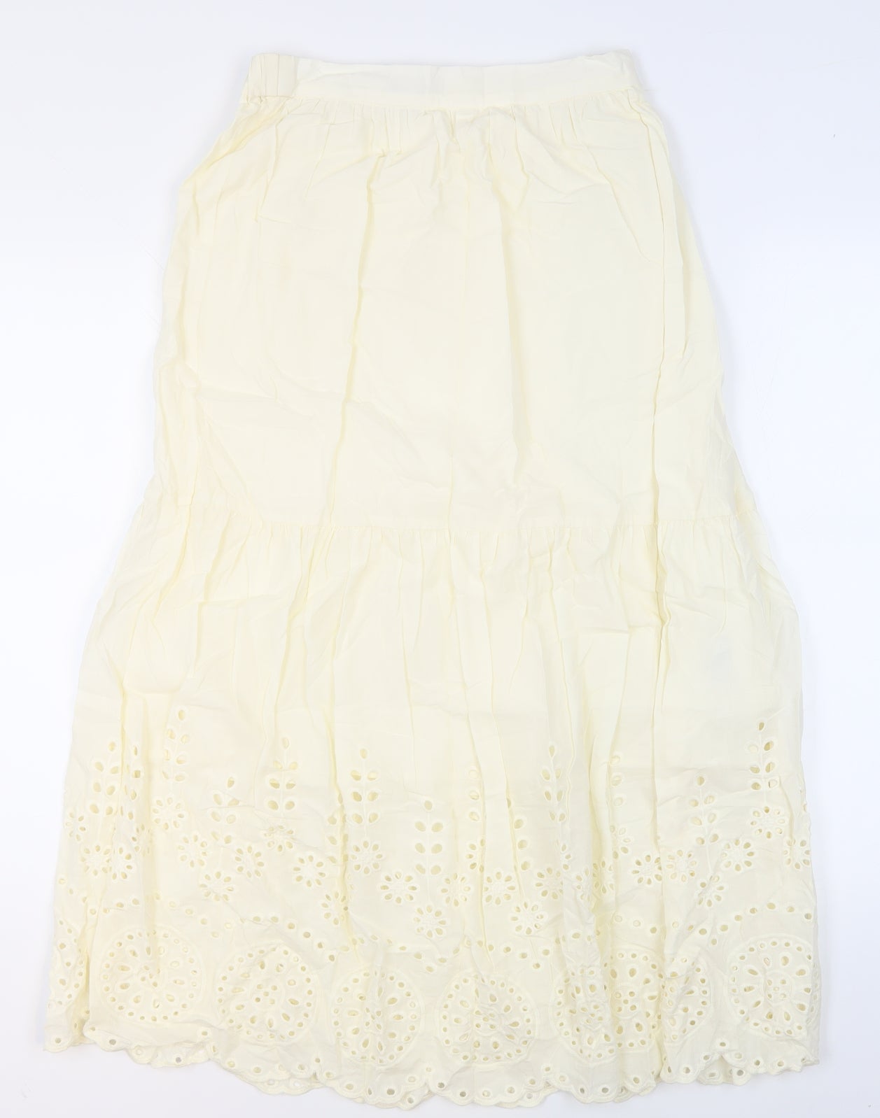 Marks and Spencer Women's Ivory Peasant Skirt Size 10