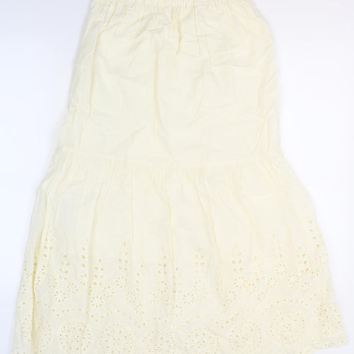 Marks and Spencer Women's Ivory Peasant Skirt Size 10