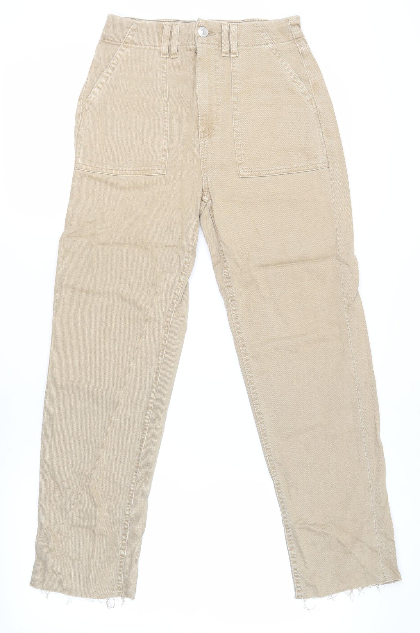 Marks and Spencer Beige Straight Jeans, Size 8