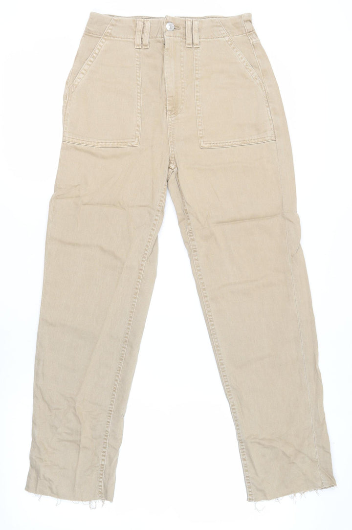 Marks and Spencer Beige Straight Jeans, Size 8