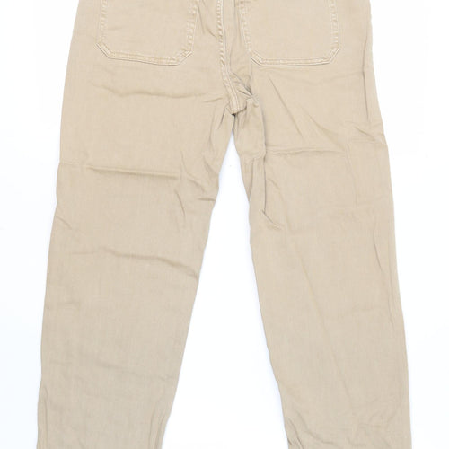 Marks and Spencer Beige Straight Jeans, Size 8