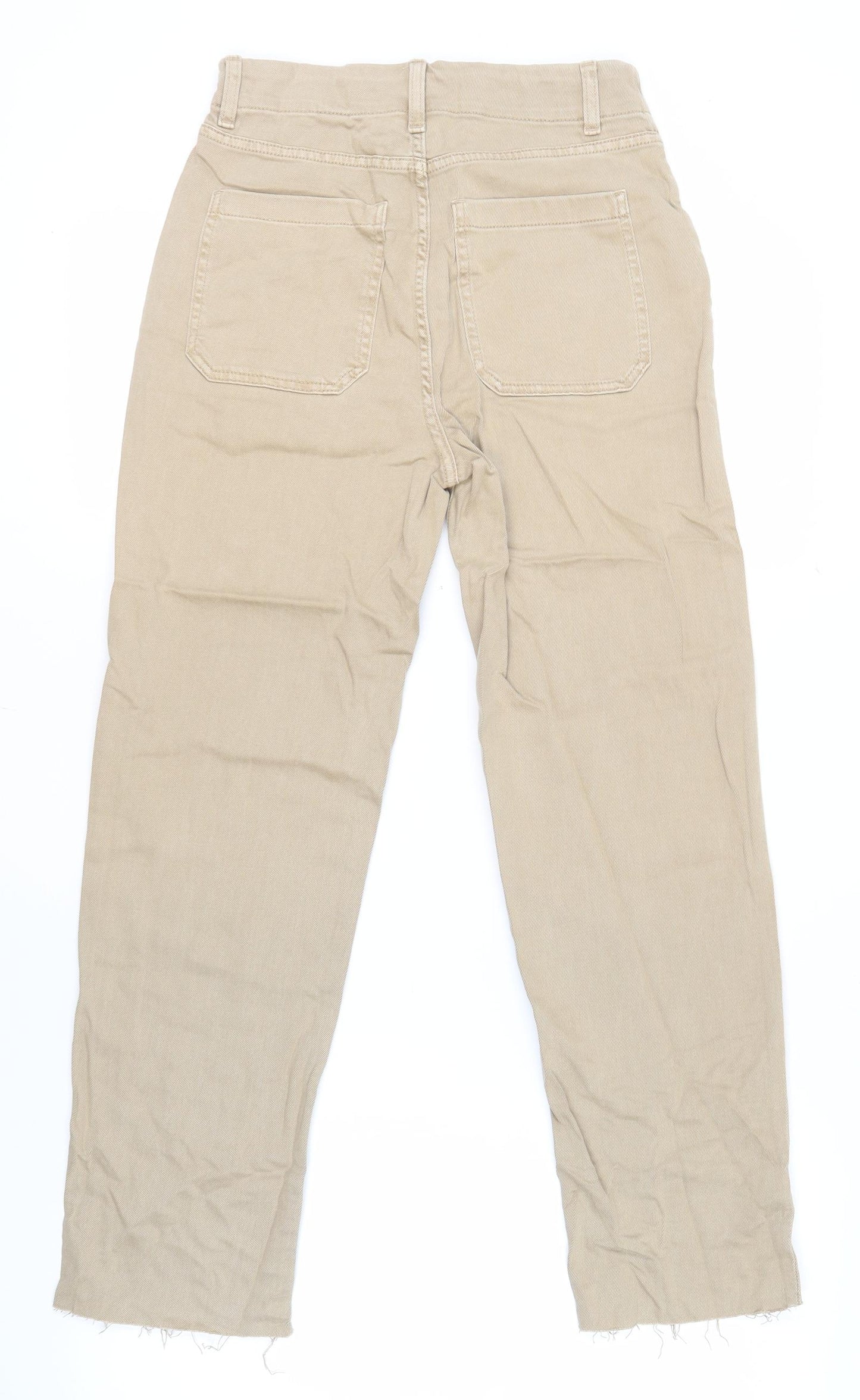 Marks and Spencer Beige Straight Jeans, Size 8