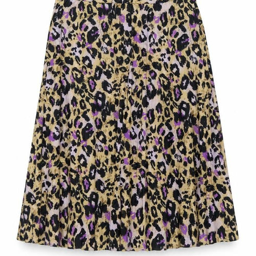 Marks and Spencer Womens Multicoloured Animal Print Polyester Swing Skirt Size 20